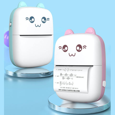 Pocket Mini Printer, Mobile Phone Bluetooth Connection Wireless Mini Thermal Printer with Android or iOS APP, Portable Smart Printer with Fast Paper Output and Thermal Paper Roll Description:- HIGH QUALITY PRINTING with low power consumption and built-in