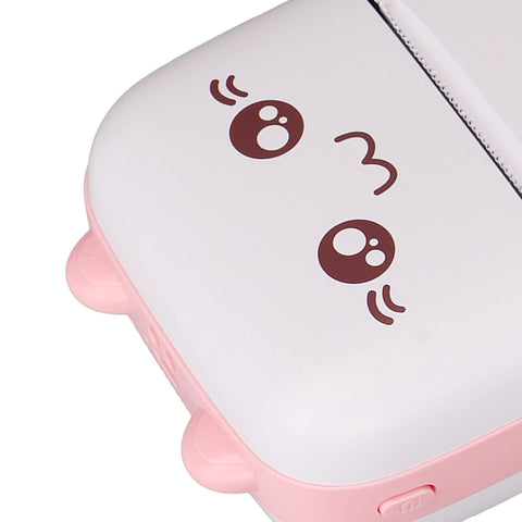 Pocket Mini Printer, Mobile Phone Bluetooth Connection Wireless Mini Thermal Printer with Android or iOS APP, Portable Smart Printer with Fast Paper Output and Thermal Paper Roll Description:- HIGH QUALITY PRINTING with low power consumption and built-in